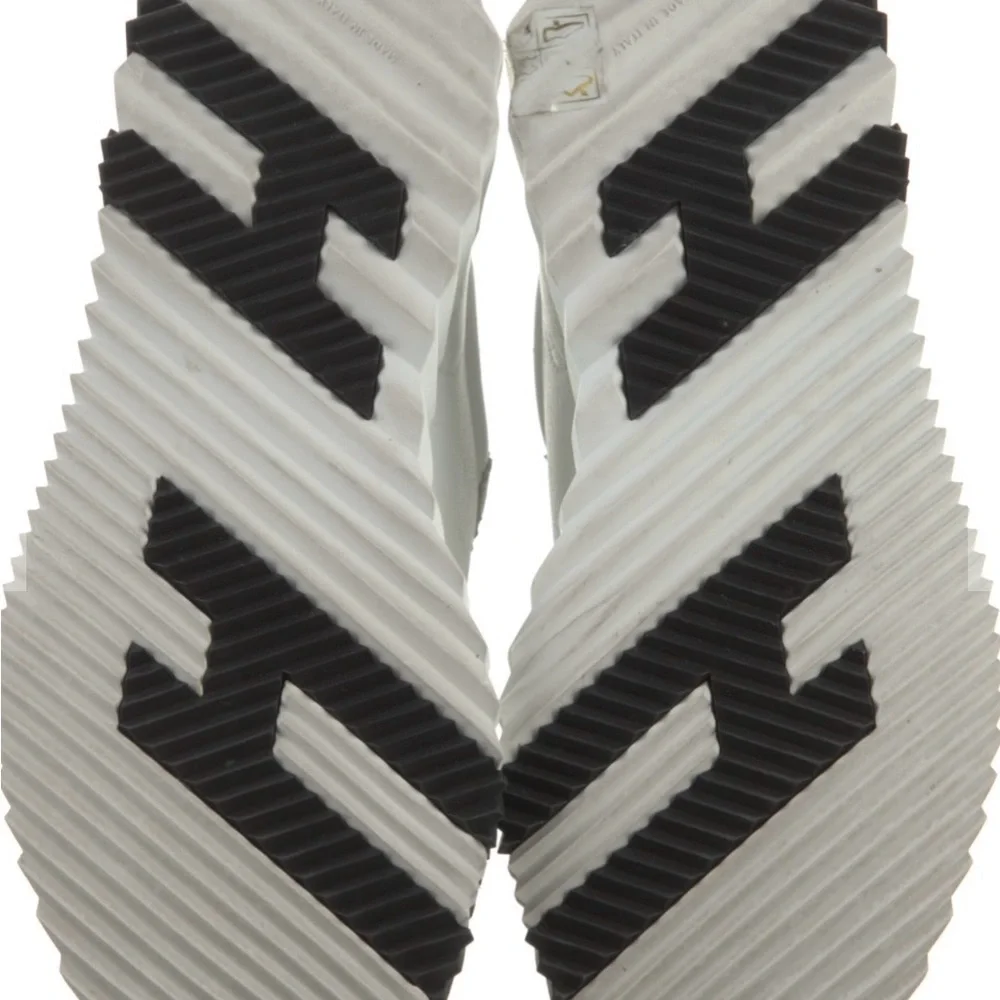 Hermes White and Gray Women's Sneakers - Picture 2 of 2